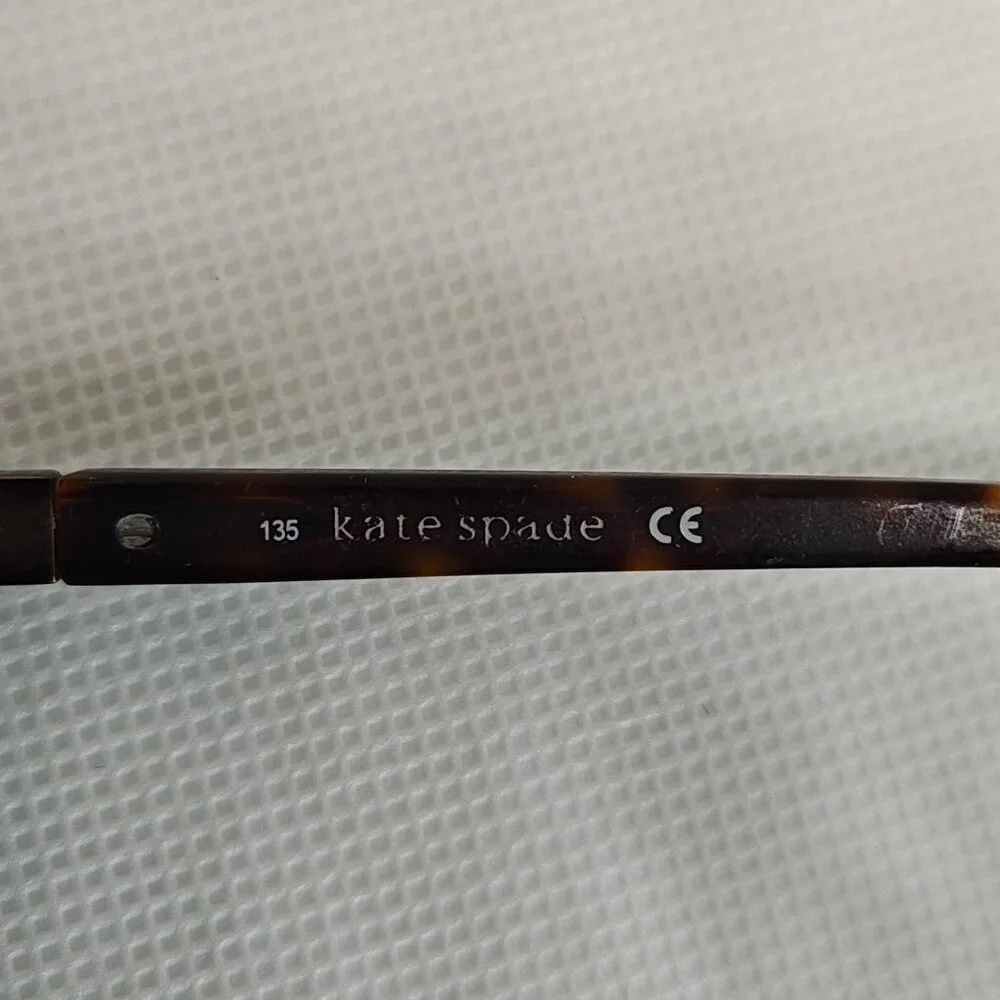 Kate Spade Averil Eyeglasses Frames ONLY Womens Brown Tortoise‎ 135 Optical Case